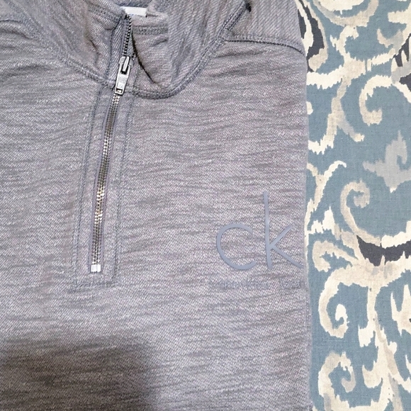 Calvin Klein long sleeve knit with zipper, GUC! Unisex, size large🎉🎊 - Picture 3 of 11